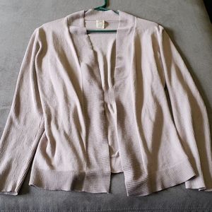 Ladies tan cardigan